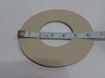 V-015 Прокладка для арматуры ALCAPLAST, 63мм х 30мм, белая, резиновая, П-63   24893 [10]