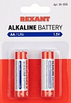 REXANT Алкалиновая батарейка AA, LR6 2 шт 30-1050