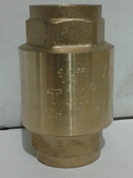 Клапан обратный     3/4" ВВ, латунь, металл. шток  TiM JH1011