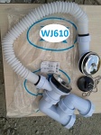 WJ610 Сифон 11/2"х40 д/ванны с вып.и пер. регулируемый [40], 6132051