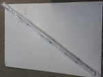 Штанга телескопическая, карниз для ванной комнаты белый, алюминий,140-260 мм, Frap ® F8923