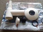 Сифон для стиральной машины d-32 с отражателем, обратный клапан, белый, 3530GZ32B0 BONOMINI