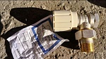 РУЧНОЙ-У Кран радиаторный STS 1/2" вентильный (угловой верхний) с ручной регулировкой SANTEHAS